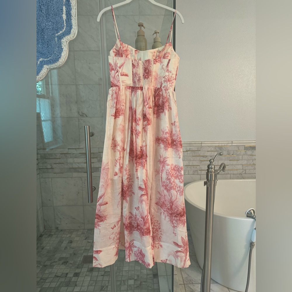 Corset Zimmerman dress. Worn one time. Light and airy fabric perfect for summer